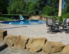 pool installation lucas landscaping