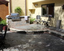stone brick pathway garden landscape