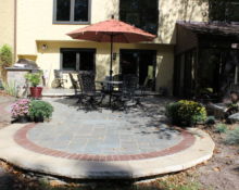stone brick pathway garden landscape