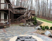 stone brick pathway garden landscape